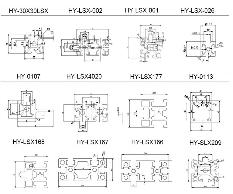 extrusion aluminum Grooved Tube channel track for t slot rail aluminum line profiles (7) extrusion aluminum Grooved Tube channel track for t slot rail aluminum line profiles (7)