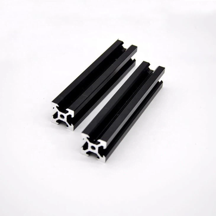 Extrusion Aluminum Grooved Tube Channel Track For T Slot Rail Line Profiles