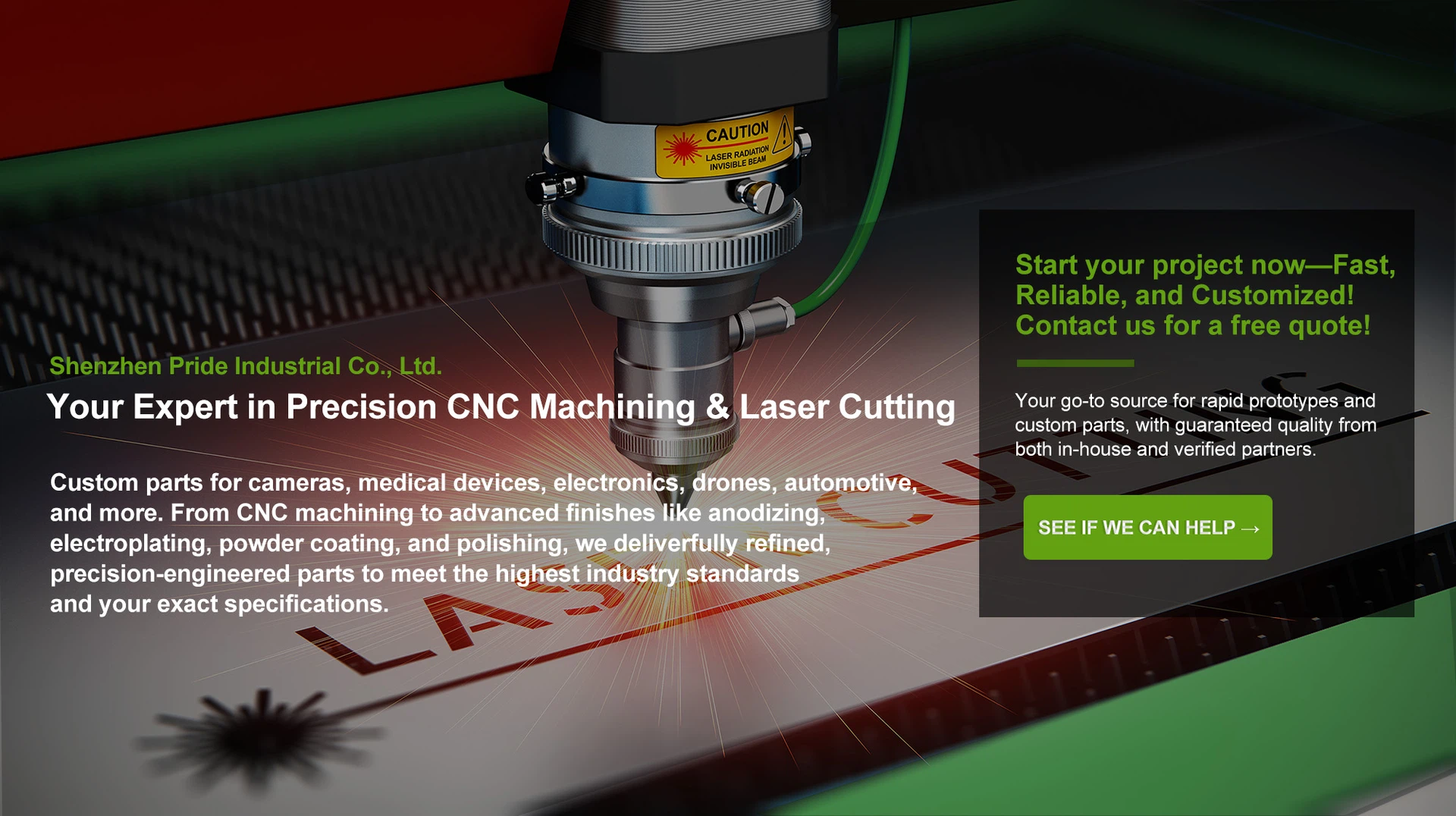 laser cutting service